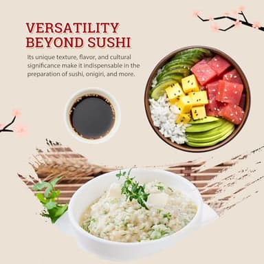 52USA Sushi Rice 2 Pound (Pack of 3), Premium Short Grain Rice 96 Ounce (2721g), Gluten-Free, Vegan, White Sticky Rice for Sushi and Japanese Food - Image 8