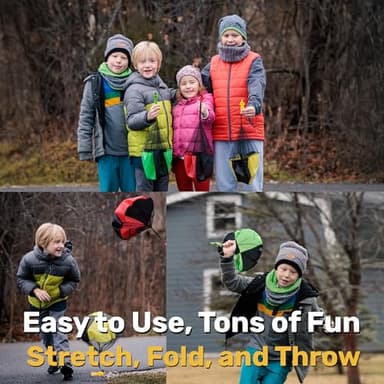 NUTTY TOYS Parachute Toys for Kids - Tangle Free Outdoor Flying Parachute Men, Top Indoor & Outside, 3 4 5 6 7 8 9 10 11 12 Year Old, Best Christmas Stocking Stuffers Idea 2025 Unique Boy & Girl Gifts - Image 5