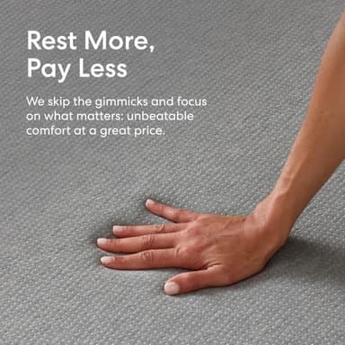 Siena 8” Full Memory Foam Mattress - Medium Firm - 180 Night Trial - Premium Pressure-Relieving Layers - 10 Year Warranty - Mattress in a Box - CertiPUR-US Certified - Image 6