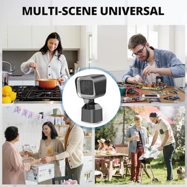 Portable Range Hood Portable Exhaust Fan for Kitchen with Adjustable Angle Height and 3 Detachabl Washable Filters 2 Speed and Low Noise Non Consumable Kitchen Exhaust Fan for Indoor BBQ Hot Pot RV - Image 9