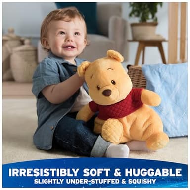 GUND Disney Official Winnie The Pooh Oh So Snuggly Plush, Teddy Bear Stuffed Animal for Babies and Infants, Yellow, 12.5” - Image 3