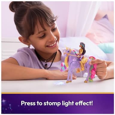 Unicorn Academy, Sophia & Light Magic Wildstar with Rainbow Light-up Effects, 2 Riding Accessories, Dolls & Unicorn Toys for Girls Ages 4 and up - Image 3