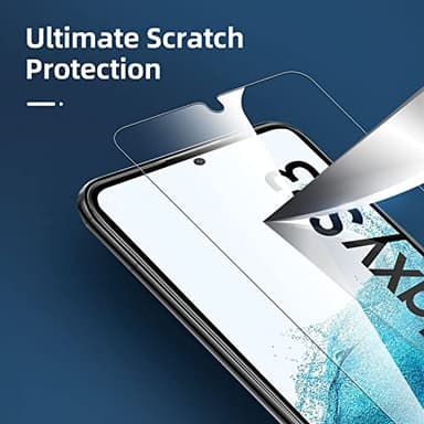 NEW'C 3 Pack Designed for Samsung Galaxy S23 Screen Protector Tempered Glass, Anti Scratch, Bubble Free, Ultra Resistant - Image 6