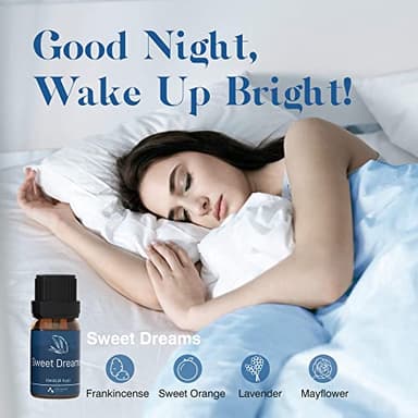 ASAKUKI Essential Oil Blends, Essential Oils for Diffusers for Home, Well-Being Kit- Calm Mind, Sweet Dreams, Happy, Relax, Air Freshening, Immunity for Aromatherapy, Humidifiers, Massage, 6x10ml - Image 2
