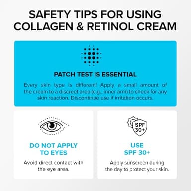 SimplyVital Collagen Face Moisturizer - Anti-Aging Retinol Cream for Face, Neck & Décolleté with Hyaluronic Acid - Made in USA, Daily Moisturizer Face Cream, 2-Pack - Image 4
