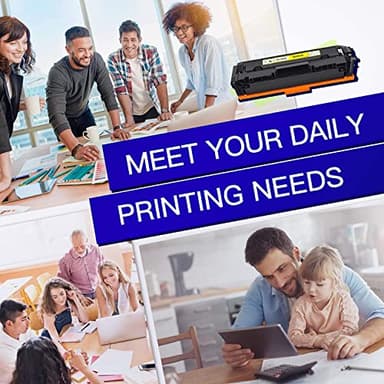 GPC Image Compatible Toner Cartridge Replacement for HP 204A 204 A CF510A CF511A CF512A CF513A to use with Color Laserjet Pro MFP M180nw M154nw M180n M154a MFP M181fw Printer (4 Pack) - Image 3