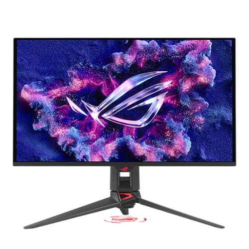ASUS ROG Swift 27” 4K QD-OLED Gaming Monitor (PG27UCDM) - 240Hz, 0.03ms, Custom Heatsink, Neo Proximity Sensor, G-SYNC Compatible, 99% DCI-P3, True 10-bit color, DisplayPort 2.1a UHBR20, 3 yr warranty - Image 1