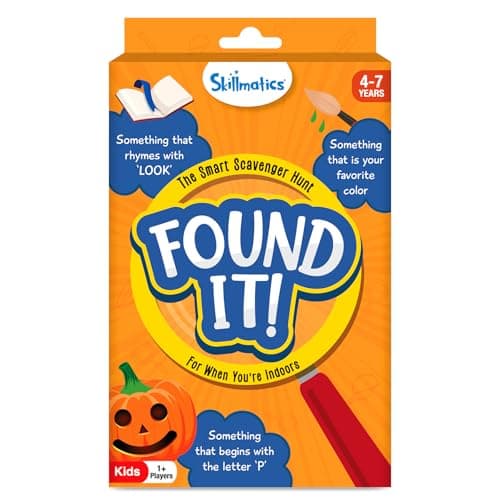 Skillmatics Scavenger Hunt Card Game - Found It, Educational Toys, Perfect for Home, School, Christmas Stocking Stuffers, Travel, Playdates & Party, Gifts for Families & Kids of Ages 4, 5, 6, 7 - Image 1