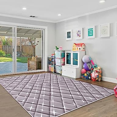 Baby Play Mat - 79" X 71",Premium Thicker Foam One-Piece Crawling Mat, Machine Washable, Extra Large Anti-Slip Activity Playmat for Babies, Toddlers & Infants - Image 7