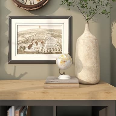 Deco 79 Marble Globe with White Marble Base, 5' x 5' x 8', White - Image 7