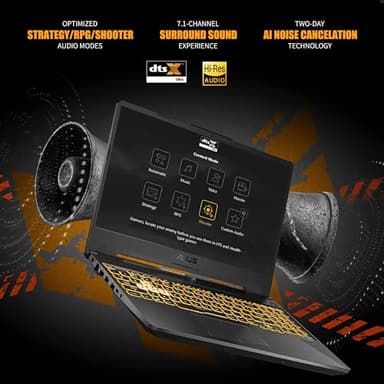 ASUS TUF A15 Gaming Laptop, AMD Ryzen 7 7435HS Processor, NVIDIA GeForce RTX 3050, 15.6 inch Full HD Display, 32GB DDR5 RAM, 1TB SSD, Backlit Keyboard, Windows 11 Home, Wi-Fi, Alpacatec Accessory - Image 5