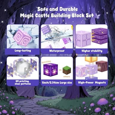 tinytrek Magnetic Blocks-120PCS Ocean Quest Set，Magnetic Building Blocks Kids Toys for Ages 3 4 5 6 7 8-13 Birthday Gifts，STEM Montessori Sensory Toys for 3+ Years Old Boys & Girls - Image 5