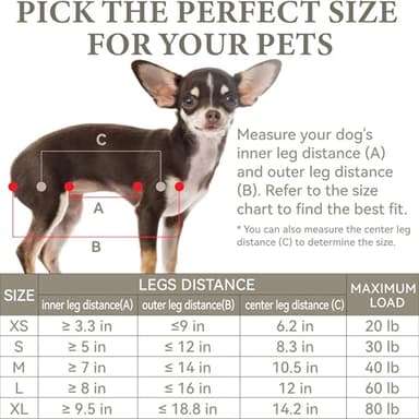 Loesuona Dog Grooming Hammock – for Dogs Cat Grooming Hammock,Dog Sling for Nail Trimming with Dog Nail Clippers for Small Dogs,Dog Hammock for Nail Trim,Dog Hanging Harness for Nail Trimming - Image 7