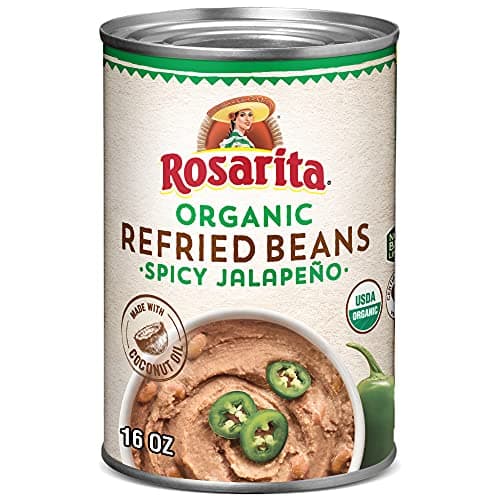 Rosarita Spicy Jalapeno Refried Beans, 16 0z. - Image 1