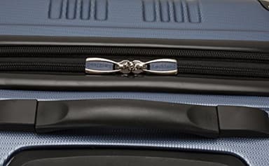 Rockland London Hardside Spinner Wheel Luggage, Blue, 3-Piece Set (20/24/28) - Image 4