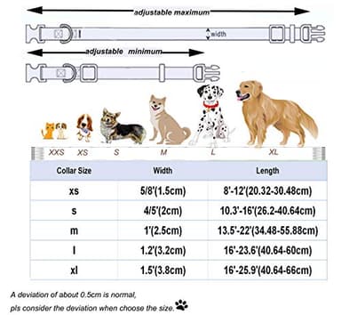 DOGWONG Flower Dog Collar for Female or Male Dogs, Summer Green Pet Collar Adjustable Dog Collars with Flower for Medium Dogs - Image 6