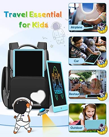 FLUESTON LCD Writing Tablet, Doodle Board Toys Gifts for 3-8 Year Old Girls Boys, 10 Inch Colorful Electronic Board Drawing Pad for Kids, Gifts for Toddler Educational Learning Travel Birthday, Blue - Image 7