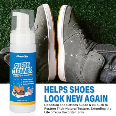 Suede Cleaner Kit – 6.76 Oz Suede & Nubuck Shoe Cleaner with Brush & Towel – Cleans & Restores Shoes, Boots, Jackets, Bags, Purses & More - Image 4