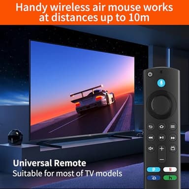 Xiepg L5B83G (3rd GEN) Replacement Voice Remote Control Fit for Amazon Smart TV Stick (2nd Gen, 3rd Gen, Lite, 4K), Fit for Amazon Smart TV Cube (1st Gen & 2nd Gen), and Amazon Smart TV Stick, Black - Image 6