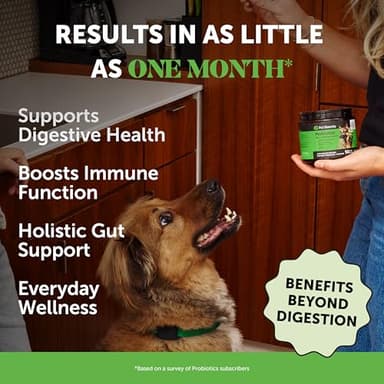 Pet Honesty Probiotics for Dogs - Digestive Enzymes Promotes Gut Health, Dog Probiotics for Bowel Support, Fiber for Regularity, Prebiotics for Immune Health & Gut Flora (Pumpkin, 90 ct) - Image 2