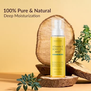 Majestic Pure Vitamin E Oil Body Mist- 100% Pure & Natural - After Shower Body Oils for Women and Men - Scented, Radiant, Skin Therapy Firming Massage Oil - 6.8 Fl Oz - Image 2