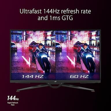 ASUS ROG Swift 38” 4K HDMI 2.1 HDR DSC Gaming Monitor (PG38UQ) - UHD (3840 x 2160), 144Hz, 1ms, Fast IPS, G-SYNC Compatible, Speakers, FreeSync Premium Pro, DisplayPort, DisplayHDR600, 98% DCI-P3 - Image 4