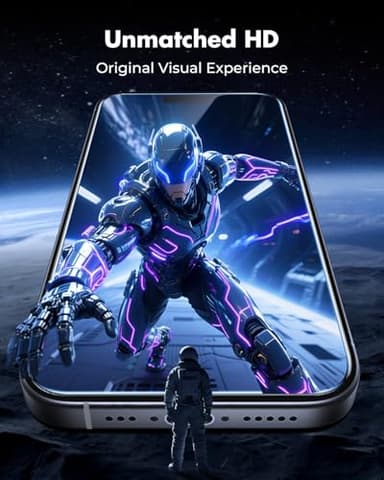 UNBREAKcable 2-Pack Screen Protector for iPhone 16 Pro, Double Shatterproof Tempered Glass [Easy Installation Frame] [9H Hardness] [99.99% HD Clear] [Case Friendly] for Apple iPhone 16 Pro 6.3 inch - Image 4