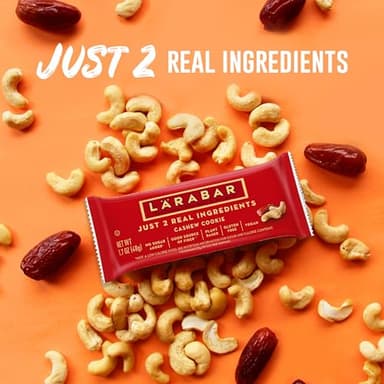 Larabar Cashew Cookie, Gluten Free Vegan Fruit & Nut Bar, 1.7 oz Bars 16 Ct - Image 3