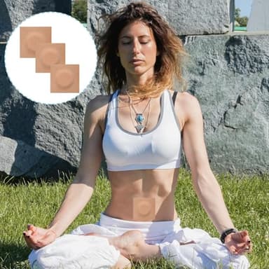 50pcs Disposable Castor Oil Pack Wrap Belly Button(Oil Not Included),Self-Adhesive Highly Absorbent Castor Oil Wrap Organic Cotton Easy to Use,Skin Color - Image 7