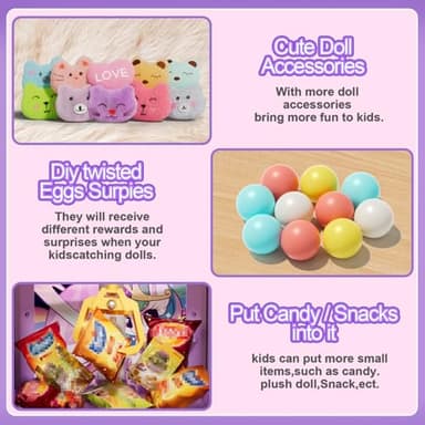 Claw Machine for Kids Girl Boys with Sound, Vending Machines Toys for Girls 3 4 5 6 7 8, Unicorns Toys for Girls Age 4-6, Ideas Birthday Gifts for Girl 3 4 5 6 Year Old - Image 4