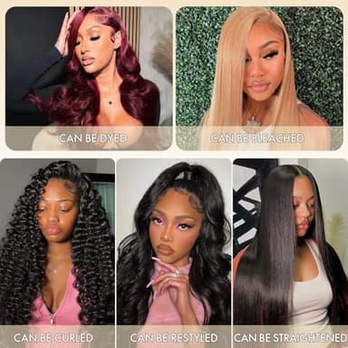 Human Hair Bundles with Closure Straight(22 24 26+20,Free Part) Closure with 3 Bundles Brazilian Virgin Hair 16A Extensions with Pre Plucked with Baby Hair 4X4 HD Lace Closure Natural Black Color - Image 6