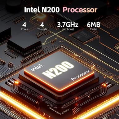 HP 17 Laptop, 17.3'' Touchscreen Display, Intel Quad-Core N200 Processor, 32GB RAM, 1TB SSD+128GB SSD, Webcam, Number Keypad, Windows 11 Home, Fatcayes Accessory, Sliver (Renewed) - Image 3