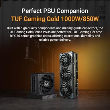 ASUS TUF Gaming GeForce RTX ™ 5070 12GB GDDR7 OC Edition Gaming Graphics Card (PCIe® 5.0, HDMI®/DP 2.1, 3.125-slot, Military-Grade Components, Protective PCB Coating, axial-tech Fans) - Image 5