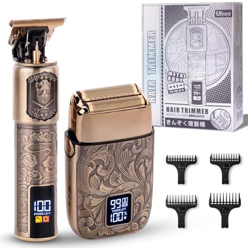 Ufree Foil Shavers Electric Razor for Men, Beard Trimmer Grooming Shaving Kit, Hair Trimmer, Cordless Head Shavers for Bald Men Barber Clippers, Birthday Gifts for Him - Image 1