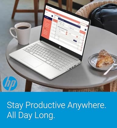 HP 14" Ultra Light Laptop for Student & Home (Intel Quad-Core N4120, 4GB RAM, 128GB(64GB + 64GB SD), 1-Year Office 365) 11-Hr Long Battery Life, Webcam, WiFi, Win 11 Home in S Mode - Snow White - Image 6