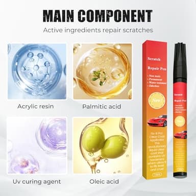 2025 New All Cars Magic Pen for Car Scratches, Magic Car Scratch Removal Pen, Weatherproof Touch up Car Scratch Remover Repair Paint Pen for Vehicles Paint Scratch Repair (1) - Image 8