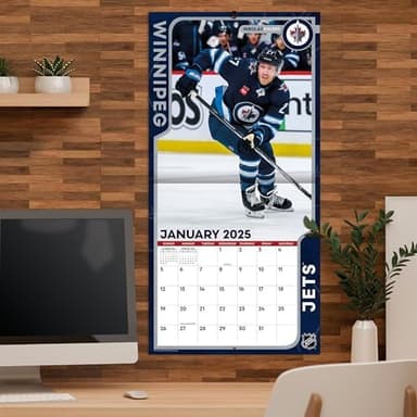 TURNER SPORTS Winnipeg Jets 2025 12x12 Team Wall Calendar (25998011960 - Image 5
