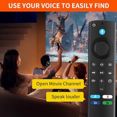 Xiepg L5B83G (3rd GEN) Replacement Voice Remote Control Fit for Amazon Smart TV Stick (2nd Gen, 3rd Gen, Lite, 4K), Fit for Amazon Smart TV Cube (1st Gen & 2nd Gen), and Amazon Smart TV Stick, Black - Image 7