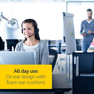 Jabra Evolve 20 MS Teams Wired Headset, Mono Telephone Headset for Greater Productivity, Superior Sound for Calls and Music, USB Connection, All Day Comfort Design - Image 4