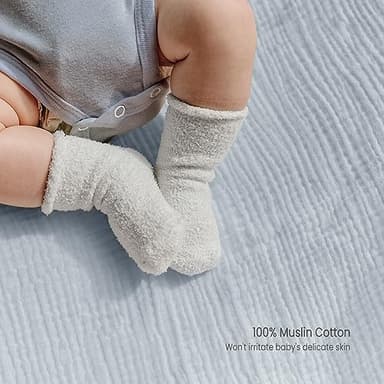 lulumoon Baby Changing Pad Cover: Muslin Diaper Changing Table Pad Cover - Changing Pad Sheets for Girls Boys - Image 7