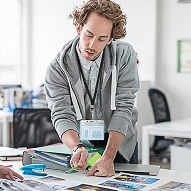 LOCONHA 50 Pack black lanyards Lanyards for Id Badges Lanyards Safety Badge Lanyard 36" with Swivel Hook … - Image 8