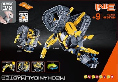 HOGOKIDS Robot Building Toys for Kids - 5 in 1 Remote & APP Controlled Building Set | RC Wall/Engineer Robot/Mech Dinosaur STEM Toys for Boys Girls Age 6 7 8 9 10 11 12+ Year Old (520 Pcs) - Image 11