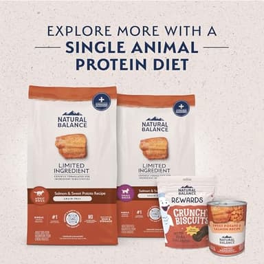 Natural Balance Limited Ingredient Grain Free Salmon & Sweet Potato Dry Dog Food, Sensitive Stomach, 4 lb (Pack of 1) - Image 10