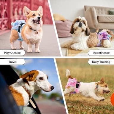 Reusable Dog Diapers Female Washable, Premium Doggie Diaper for Dogs, Pack of 3, Highly Absorbent Small Dog Diaper for Heat, Incontinence and Puppy Training(S) - Image 7
