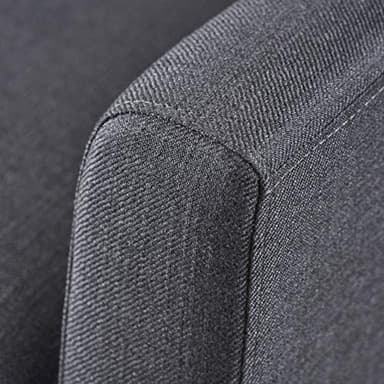 Christopher Knight Home Sienna Mid-Century Modern Fabric Club Chair, Dark Grey - Image 7