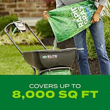 Scotts Turf Builder Rapid Grass Sun and Shade Mix, Combination Grass Seed and Fertilizer, Grows Green Grass in Just Weeks, 16 lbs. - Image 9