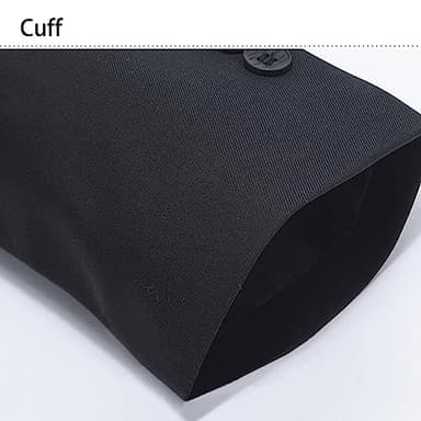 Mylldey Men's Blazers Slim Fit Business Casual Suit Men Sport Coat One Button Travel Blazer Lightweight Suit Jacket(Black-M) - Image 2