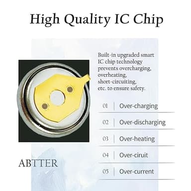 Abtter for Citizen Watch Capacitor Battery,Model 295-5600 MT920 295-56, Compatible with Eco Drive C650 E810 E811 7821 B620 - Image 5