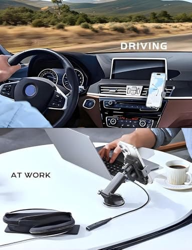 Wireless Car Charger, 2025 Upgrade 15W Fast Charging Auto Clamping Car Phone Holder Charger, Phone Holders for car, CHGeek,fit for iPhone 16 15 14 13 Mini Pro Max XR, Samsung Galaxy S25 Ultra - Image 7