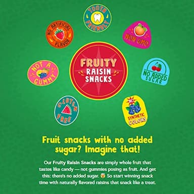 Sun-Maid Sour Strawberry Fruity Raisin Snacks - (200 Pack) 1.33 oz Pouches - Sour Strawberry Raisins - Dried Fruit Snack for Lunches and Snacks - Image 4